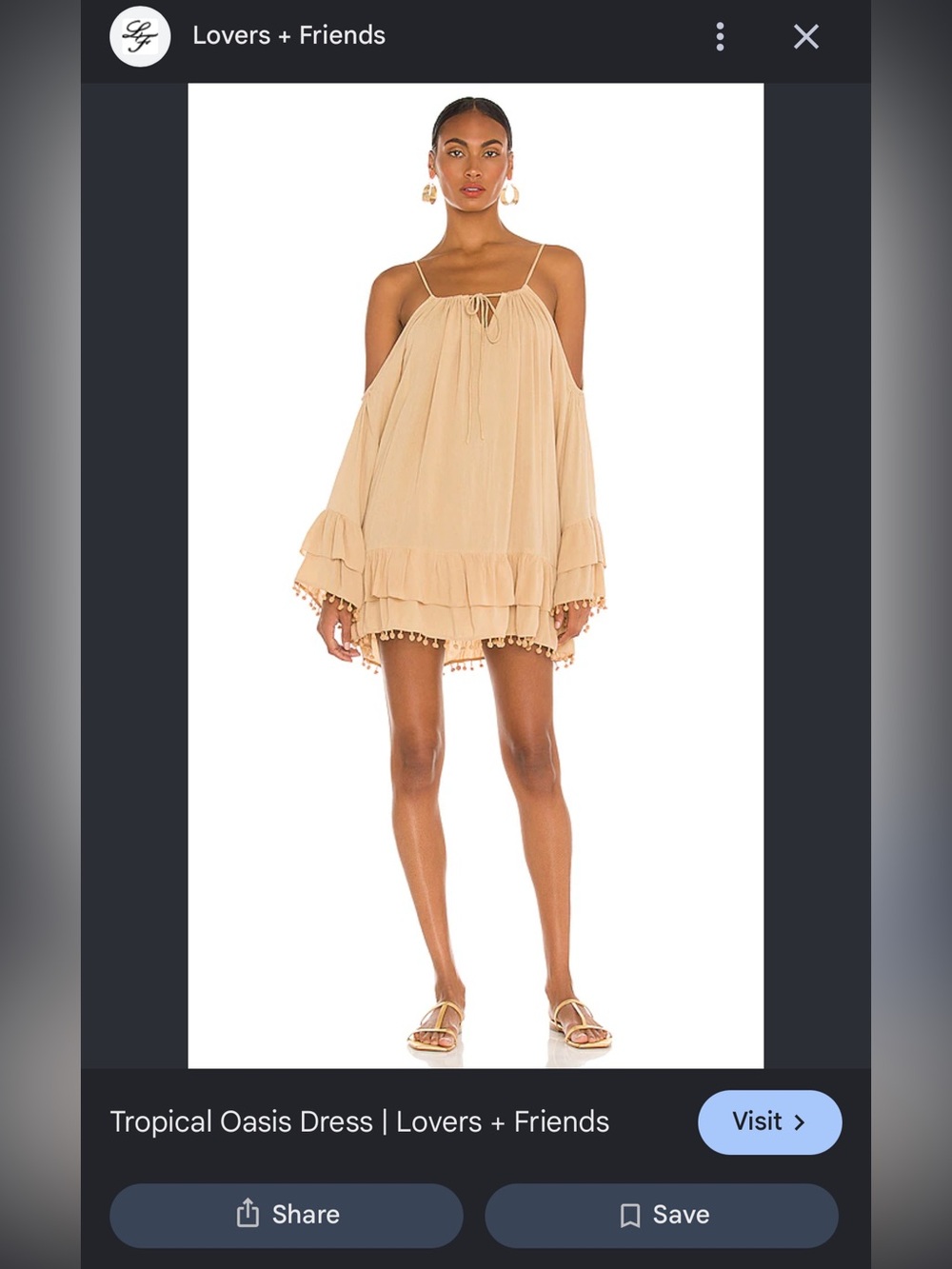 Lovers + Friends Tropical Oasis Dress